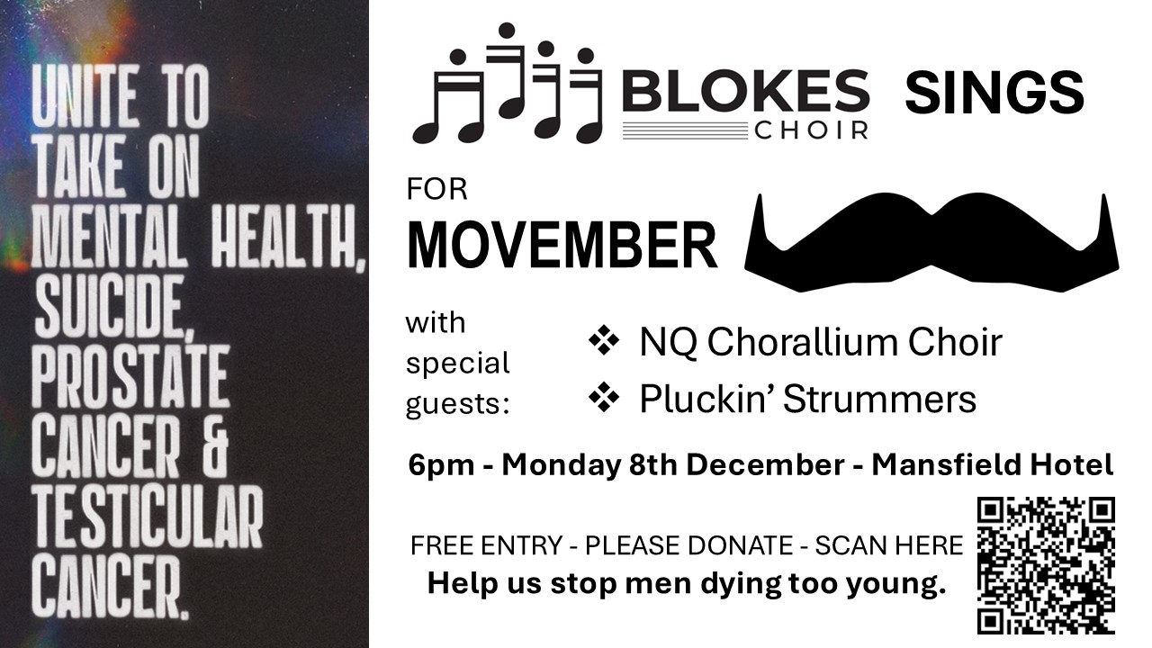 Blokes Choir Sings for the Movember Foundation Blokes Choir Sings for the Movember Foundation